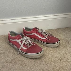 Hot Pink Vans - Size 8.5 Woman’s